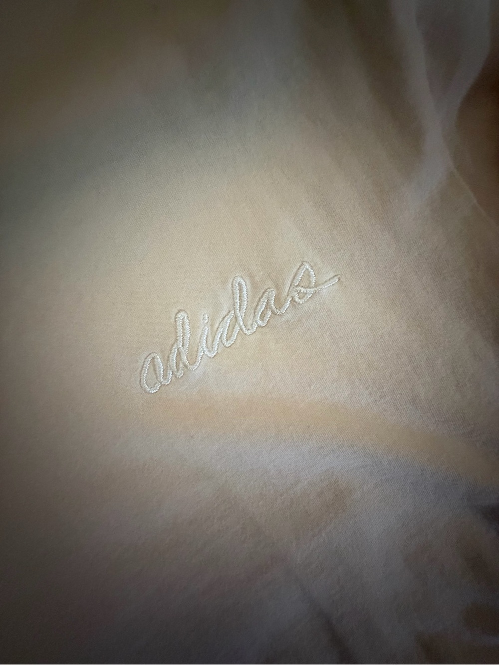 Women’s Adidas Light Pink t-shirt With White Stitched Logo in Size Medium - Picture 4 of 4